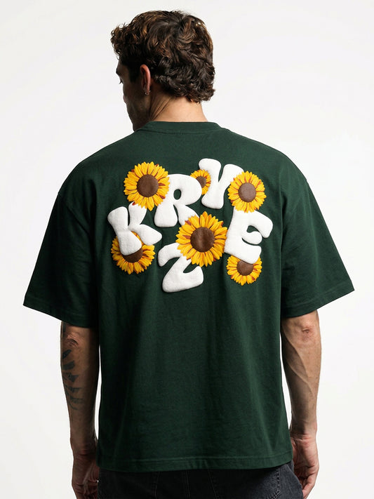 KRYZE Sunflower Oversized T-Shirt