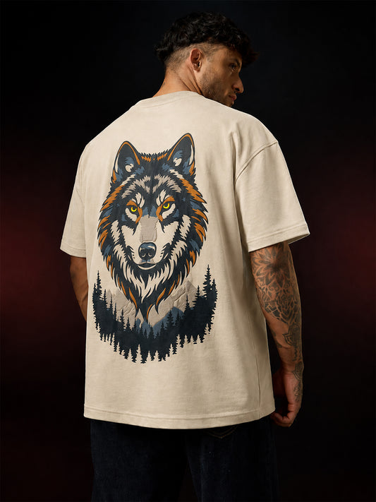 KRYZE Alpha Wolf Oversized T-Shirt