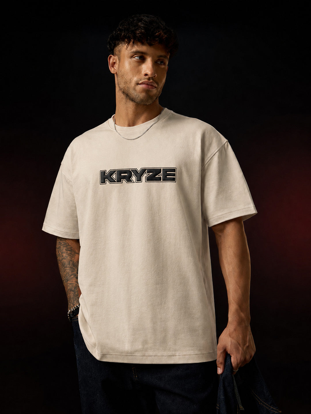 KRYZE Alpha Wolf Oversized T-Shirt