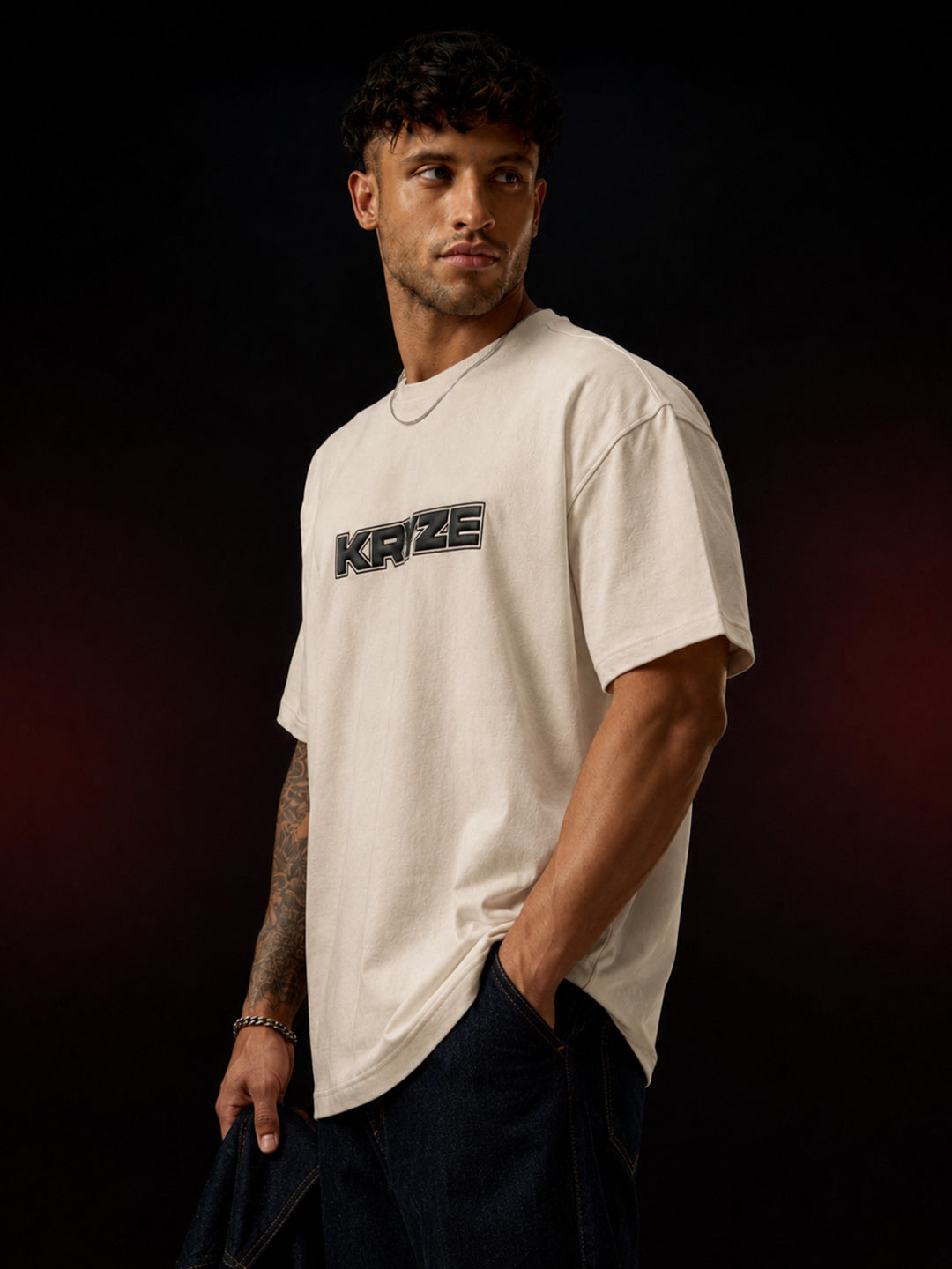 KRYZE Alpha Wolf Oversized T-Shirt