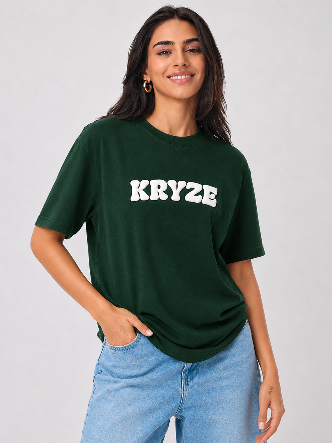 KRYZE Sunflower Oversized T-Shirt